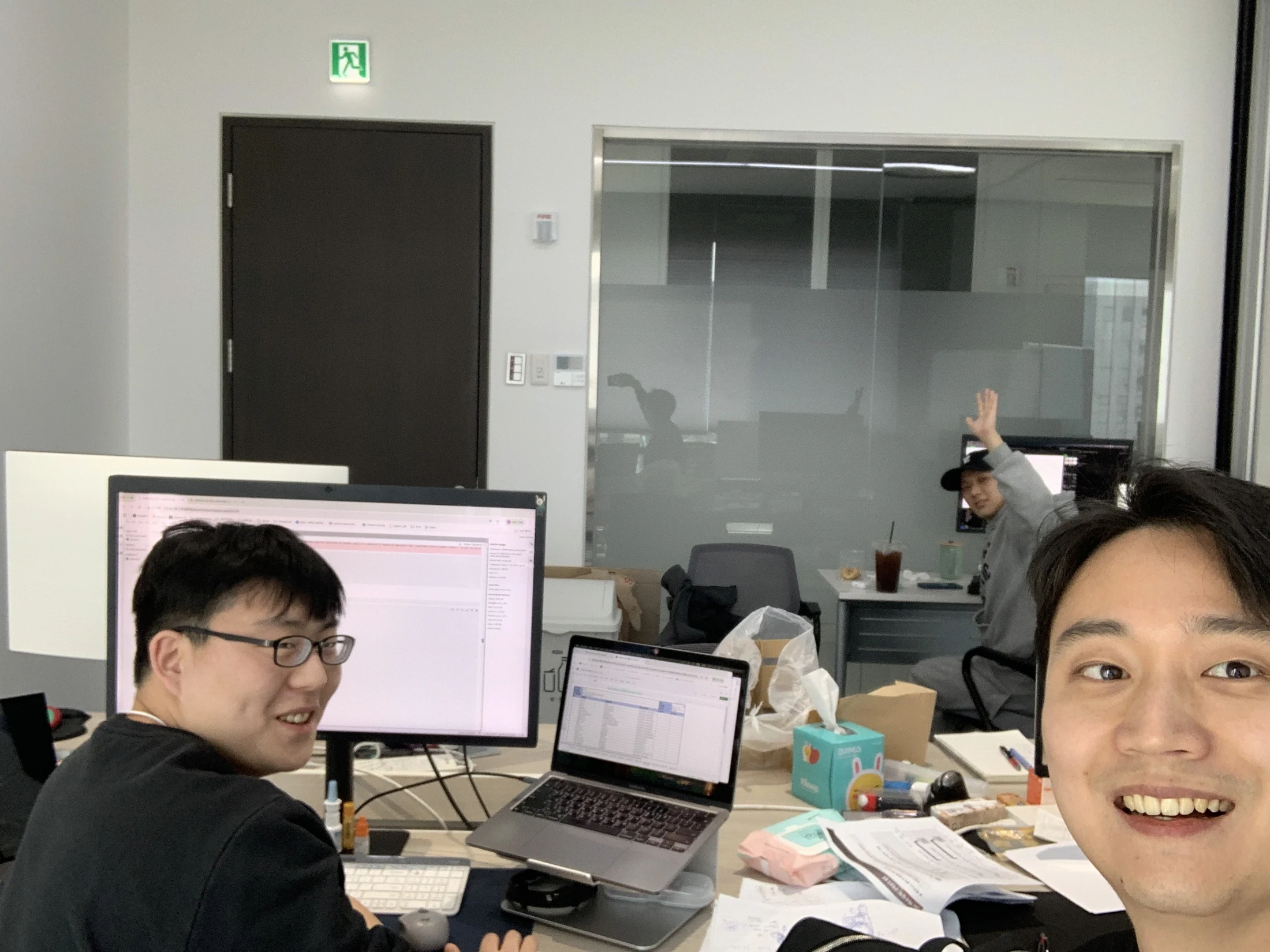 Working with the team